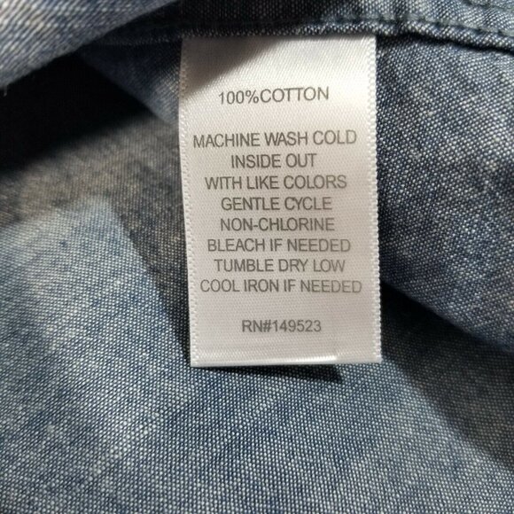 Alexander Jordan Men's Button Down Shirt Long Sleeves Solid Gray Size XL - Picture 4 of 9